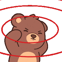 Teddy Bear Ugh Sticker by BEARISH