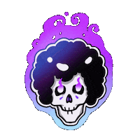 sandrasuesser halloween fire mood skull Sticker