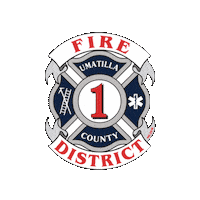 Fire District Sticker by Umatilla County Fire District #1