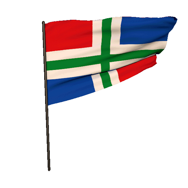 provincie groningen flag Sticker by RTV Noord