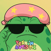 Frog Autism GIF by Tamitos