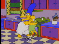 sleepy homer simpson GIF