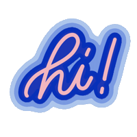 Hello Sticker by Maggie Chen