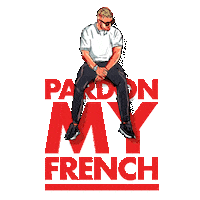 chilling pardon my french Sticker by DJ Snake