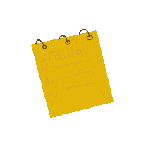 Daniellebrusco work yellow check productive Sticker