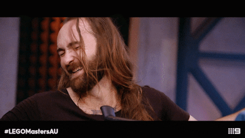 Channel 9 Reaction GIF by LEGO Masters Australia