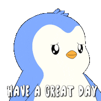 Good Day Penguin Sticker by Pudgy Penguins