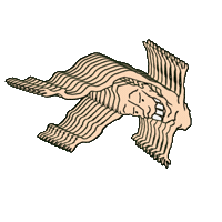 Floating Man Sticker by tylaum