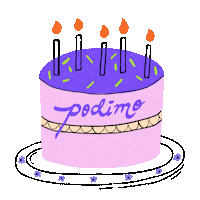 Cake Booster Sticker by PodimoDK