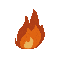 Fire Sticker by Social On Point