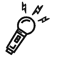Microphone Sticker by Live Nation