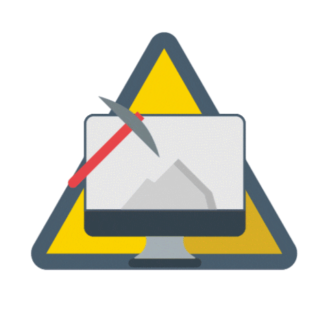 Crypto Jacking Sticker by INCIBE