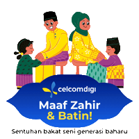 Salam Telco Sticker by CelcomDigi
