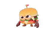 InsertCoinAnimation food burger fast food carne Sticker