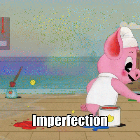 Wisdom Imperfection GIF by The Pigasso