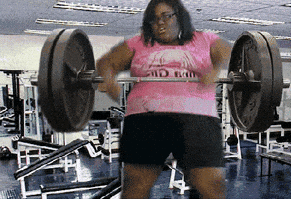 big girl gym GIF