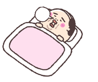 寝る Good Night Sticker