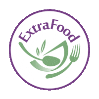 ExtraFood pulsing save food remove hunger fighting hunger and wasted food Sticker