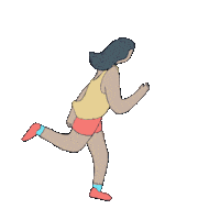 Joggen02 Sticker by sunxinbiu