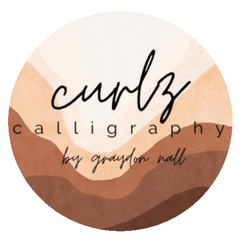 Curlzcalligraphy Sticker