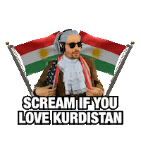 Kurdistan Kurd Sticker