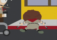 fight fall GIF by South Park 