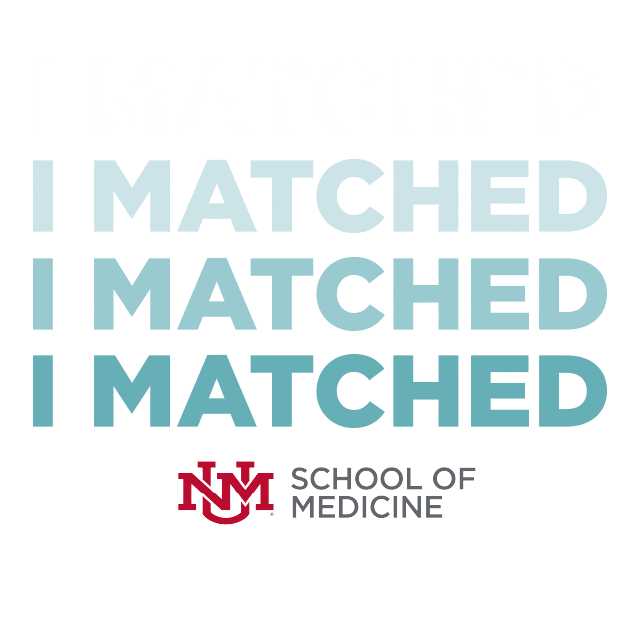 I Matched New Mexico Sticker by UNM