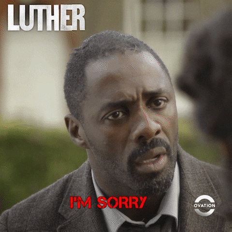 Sorry Idris Elba GIF by Ovation TV