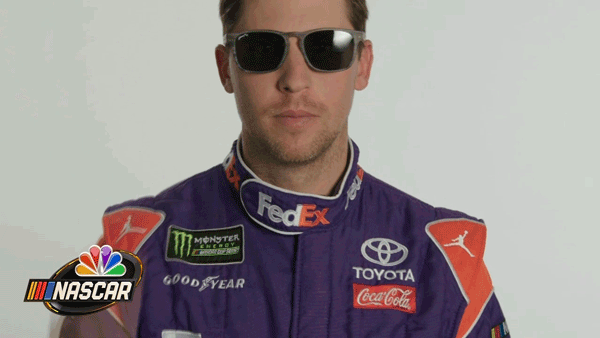 Denny Hamlin Sunglasses GIF by NASCAR on NBC