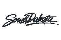 Script Hifromsd Sticker by Travel South Dakota