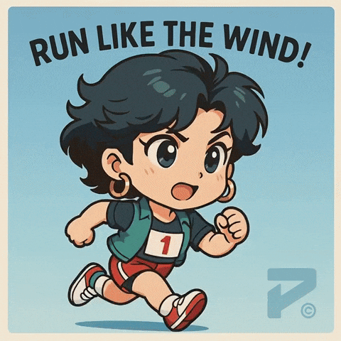 Finish Line Running GIF by Persona