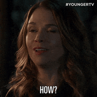 Confused Suttonfoster GIF by YoungerTV