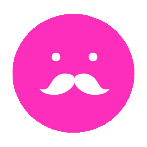 mustache Sticker
