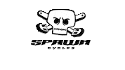 SpawnCycles mtb spawn borntoride spawn cycles Sticker