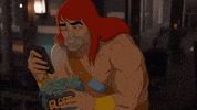 jason sudeikis comfort eating GIF by Son of Zorn