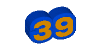 39 Sticker by Kirsten Hurley