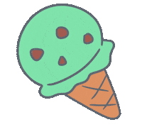 Eat Ice Cream Sticker by Snooze Kittens