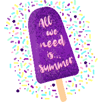 chilling ice cream Sticker