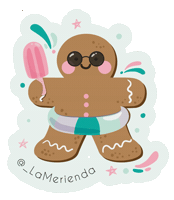 Cookie Ginger Sticker