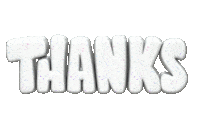 3D Thank You Sticker by Mora Vieytes