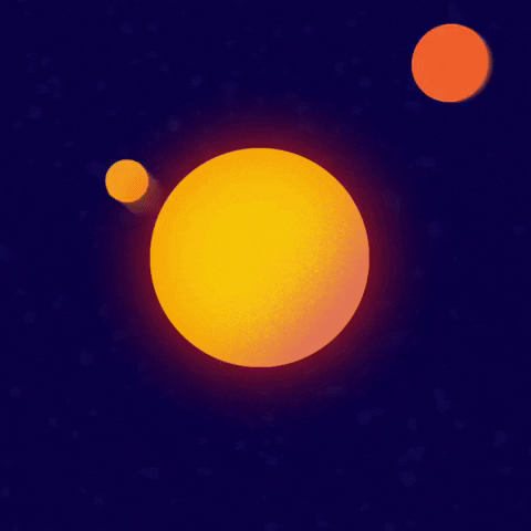 Chriss_Santos_Art giphyupload orange moon soon GIF