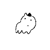 neujeok 고양이 냥이 눈멍이 느적 Sticker