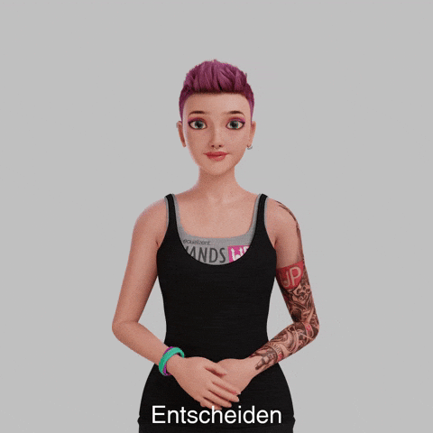 Avatar Entscheiden GIF by Sign Time - SiMAX