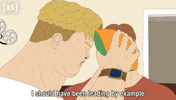 Sad Playing Football GIF by Adult Swim