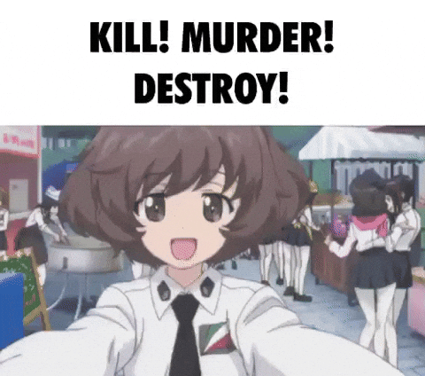 Girls Und Panzer Yukari GIF