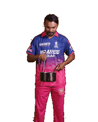Halla Bol Pink Sticker by Rajasthan Royals