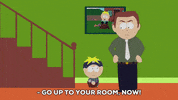 argue butters stotch GIF by South Park 