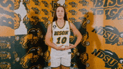 Womens Basketball Bison GIF by NDSU Athletics