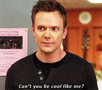 im cool joel mchale GIF