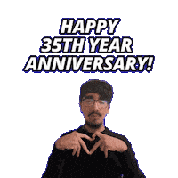35Th Anniversary Sticker